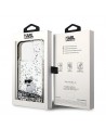 Karl Lagerfeld Liquid Glitter Choupette case for iPhone 14 Pro - transparent