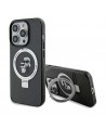 Karl Lagerfeld Ring Stand Karl&Choupette MagSafe case for iPhone 14 Pro - black