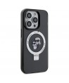 Karl Lagerfeld Ring Stand Karl&Choupette MagSafe case for iPhone 14 Pro - black