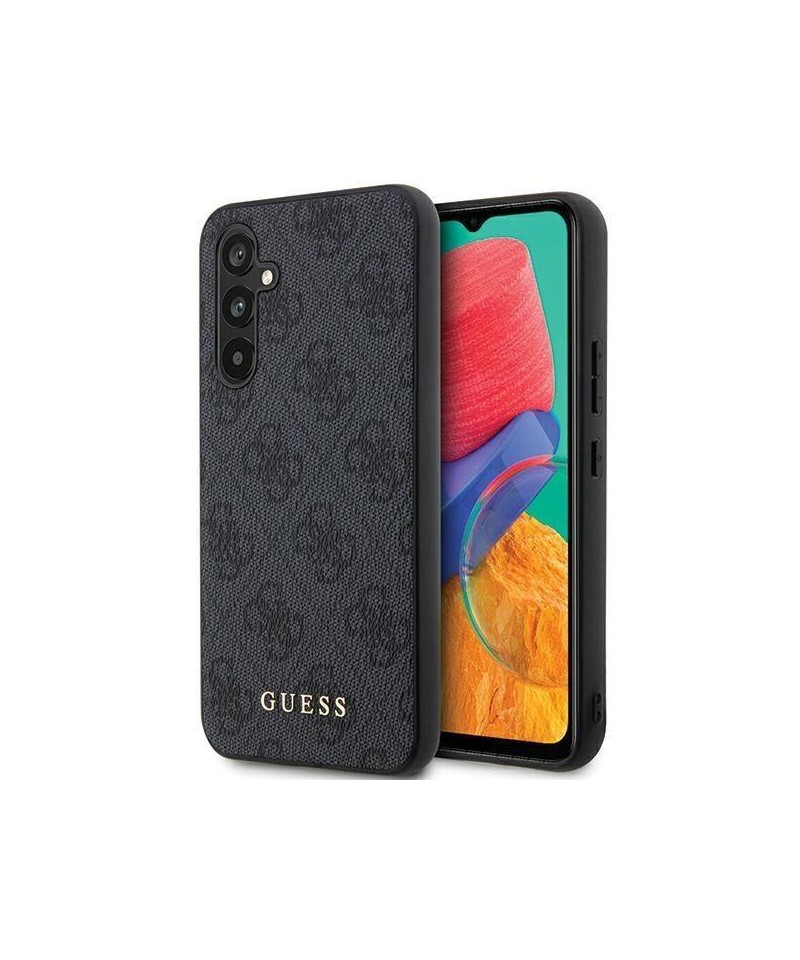 Guess GUHCS23FEG4GFGR S23 FE S711 gray/gray hardcase 4G Metal Gold Logo