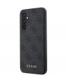 Guess GUHCS23FEG4GFGR S23 FE S711 gray/gray hardcase 4G Metal Gold Logo