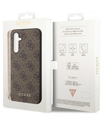 Guess GUHCS23FEGF4GBR S23 FE S711 brown/brown hardcase 4G Charms Collection
