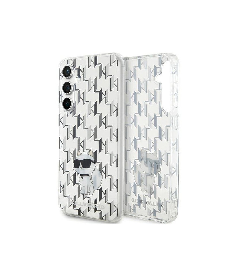 Karl Lagerfeld KLHCS23FEHNCMKLT S23 FE S711 transparent hardcase Monogram Choupette