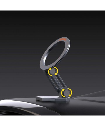 Dudao F17+ magnetic car holder for the dashboard - gray