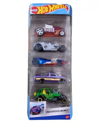 Mattel Hot Wheels - HW Exposed Engines (Set Of 5) (HLY79)