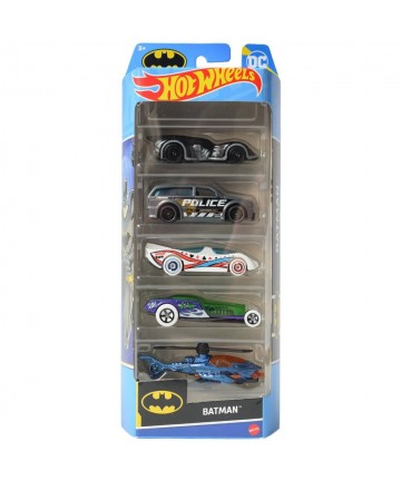 Mattel Hot Wheels - DC Batman (Set Of 5) (HTV44)