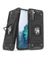 Wozinsky Ring Armor Tough Hybrid Case Cover + Magnetic Mount for Samsung Galaxy S22 + (S22 Plus) Black