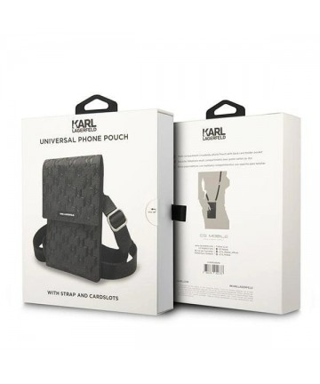Karl Lagerfeld Handbag KLWBSAMSMK black/black Monogram Plate