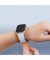 Magnetic Apple Watch SE, 9, 8, 7, 6, 5, 4, 3, 2, 1 (41, 40, 38 mm) Dux Ducis Strap (LD Version) - gray-orange