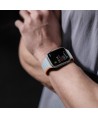 Magnetic Apple Watch SE, 9, 8, 7, 6, 5, 4, 3, 2, 1 (41, 40, 38 mm) Dux Ducis Strap (LD Version) - gray-orange