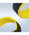 Magnetic Apple Watch SE, 9, 8, 7, 6, 5, 4, 3, 2, 1 (41, 40, 38 mm) Dux Ducis Strap (LD Version) - black and yellow