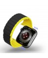 Magnetic Apple Watch SE, 9, 8, 7, 6, 5, 4, 3, 2, 1 (41, 40, 38 mm) Dux Ducis Strap (LD Version) - black and yellow
