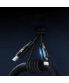 Wozinsky WUCLC2 Lightning - USB-C 36W 480Mb/s cable 2m with display - black