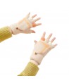 Women's/children's winter phone gloves - white