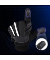 Insulated, anti-slip sports phone gloves (size XL) - black