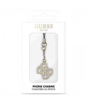Guess case GUCPM4GID Phone Strap 4G Glitter Charm