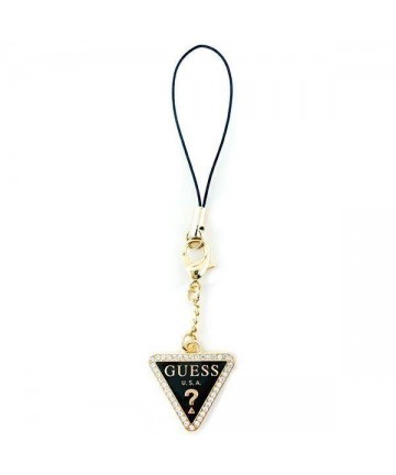 Guess case pendant GUCPMTDCK Phone Strap Triangle Diamond Charm with Rhinestones