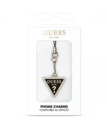 Guess case pendant GUCPMTDCK Phone Strap Triangle Diamond Charm with Rhinestones