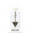 Guess case pendant GUCPMTDCK Phone Strap Triangle Diamond Charm with Rhinestones