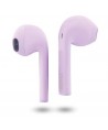 Guess GUTWST26PSU TWS Bluetooth headphones + docking station - purple Classic EST Logo