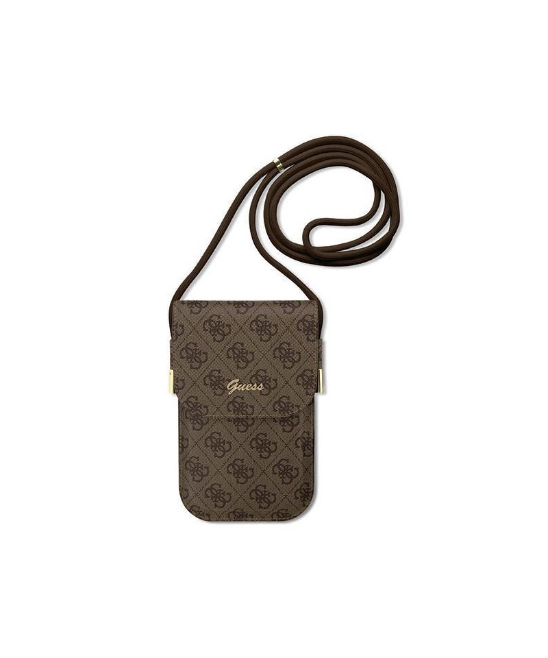 Guess 4G Metal Script Logo handbag - brown