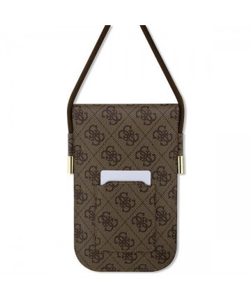 Guess 4G Metal Script Logo handbag - brown