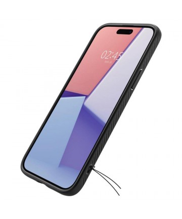 Spigen Liquid Air iPhone 15 Case - Matte Black