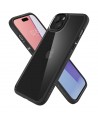 Spigen Crystal Hybrid iPhone 15 Plus Case - Clear Black