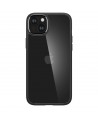 Spigen Crystal Hybrid iPhone 15 Plus Case - Clear Black