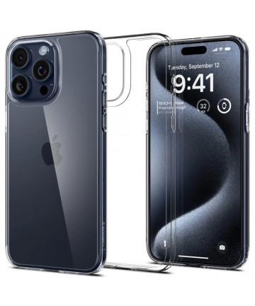 Spigen Airskin Hybrid Case for iPhone 15 Pro - Clear