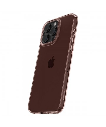 Spigen Crystal Flex Case for iPhone 15 Pro Max - Pink/Transparent