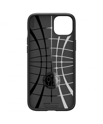 Spigen Liquid Air Case for iPhone 15 Plus - Matte Black