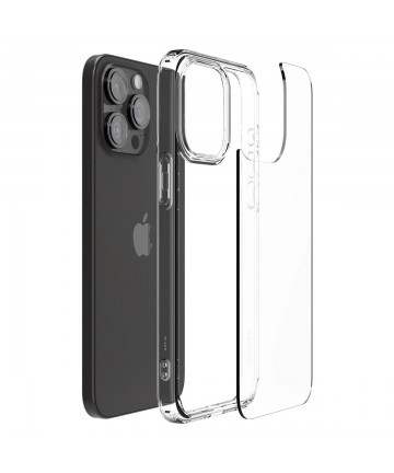 Spigen Crystal Hybrid iPhone 15 Pro Case - Clear