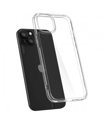 Spigen Crystal Hybrid iPhone 15 Plus Case - Clear