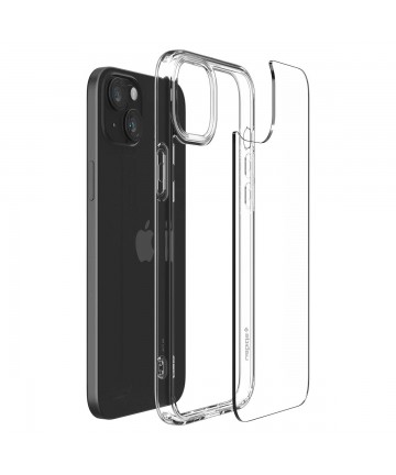 Spigen Crystal Hybrid iPhone 15 Plus Case - Clear