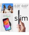 Spigen Ultra Hybrid Mag Case with MagSafe for iPhone 15 Plus - Dark Gray (Zero One Pattern)