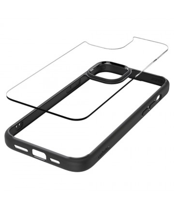 Spigen Ultra Hybrid iPhone 15 Plus Case - Matte Black
