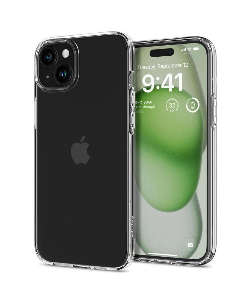 Spigen Liquid Crystal iPhone 15 Plus Case - Clear