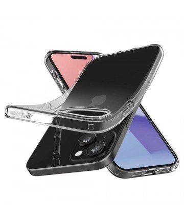 Spigen Liquid Crystal iPhone 15 Plus Case - Clear