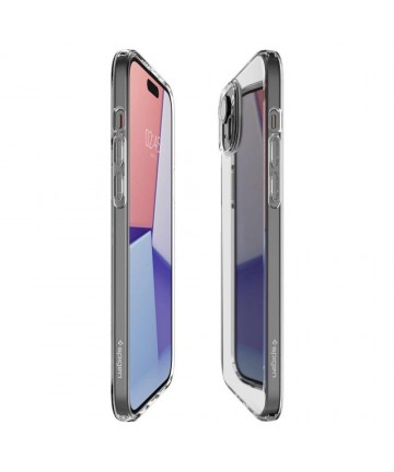 Spigen Liquid Crystal iPhone 15 Plus Case - Clear