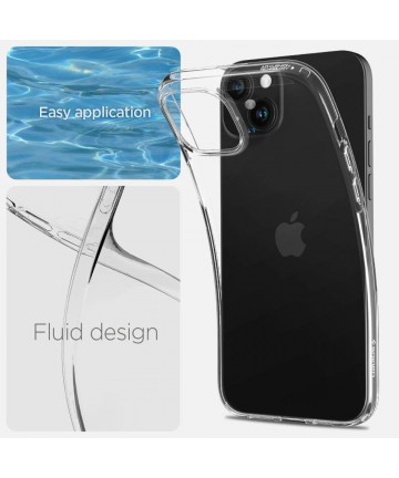 Spigen Liquid Crystal iPhone 15 Plus Case - Clear
