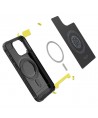 Spigen Rugged Armor Mag Case with MagSafe for iPhone 15 Pro Max - Matte Black