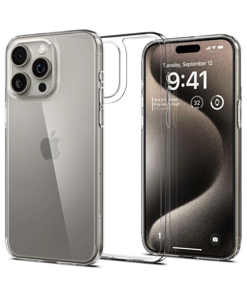 Spigen Airskin Hybrid Case for iPhone 15 Pro Max - Clear