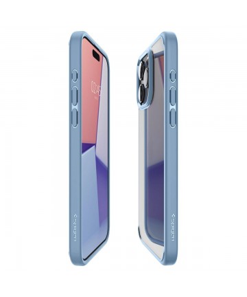 Spigen Ultra Hybrid iPhone 15 Pro Max Case - Light Blue