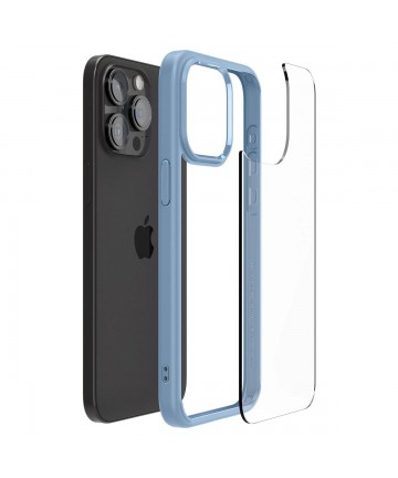Spigen Ultra Hybrid iPhone 15 Pro Max Case - Light Blue