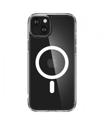 Spigen Crystal Hybrid MagSafe iPhone 15 Plus Case - Clear