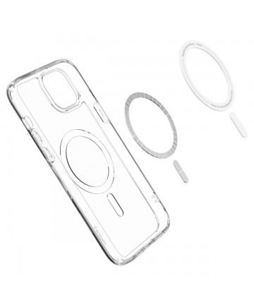 Spigen Crystal Hybrid MagSafe iPhone 15 Plus Case - Clear