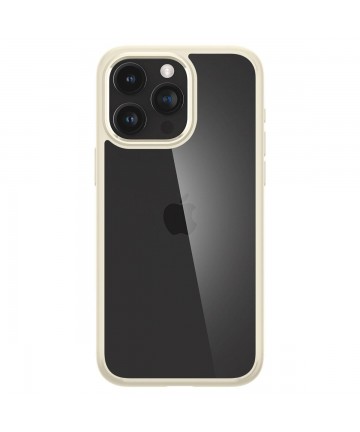 Spigen Crystal Hybrid Case for iPhone 15 Pro Max - Clear Beige