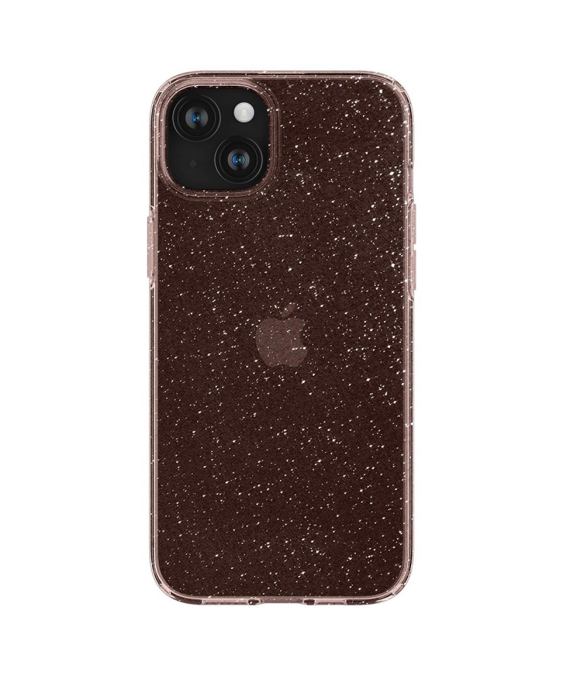 Spigen Liquid Crystal Glitter iPhone 15 Plus Case - Pink/Clear