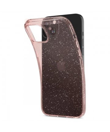 Spigen Liquid Crystal Glitter iPhone 15 Plus Case - Pink/Clear